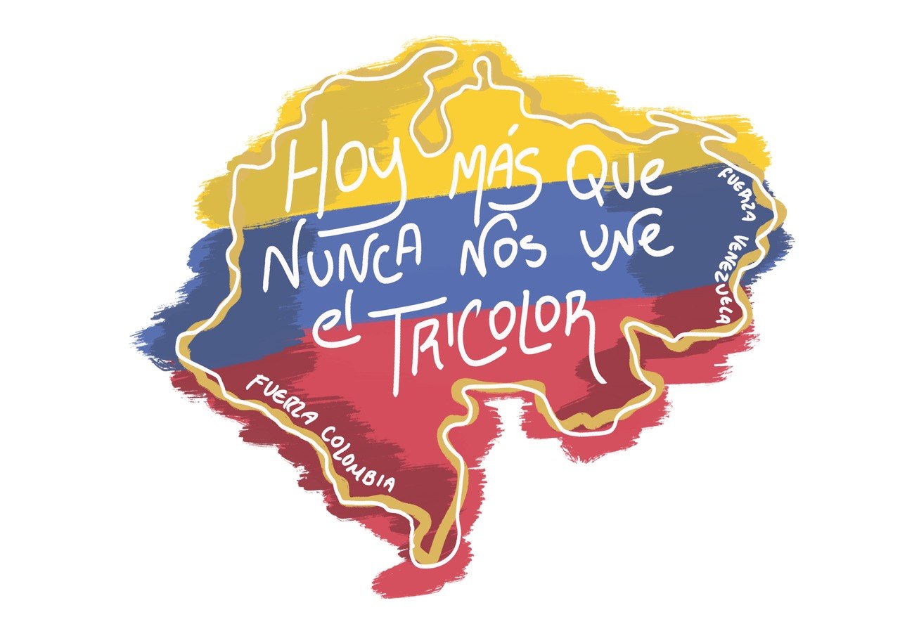 Hoy más que nunca nos une el tricolor — Fuerza Colombia, Fuerza Venezuela